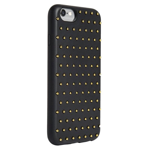 AGENT18 Slim CASE Cover Studs Apple iPhone 6 & 6S NEW NIB Black Gold Studs HP🎉 - Picture 3 of 12